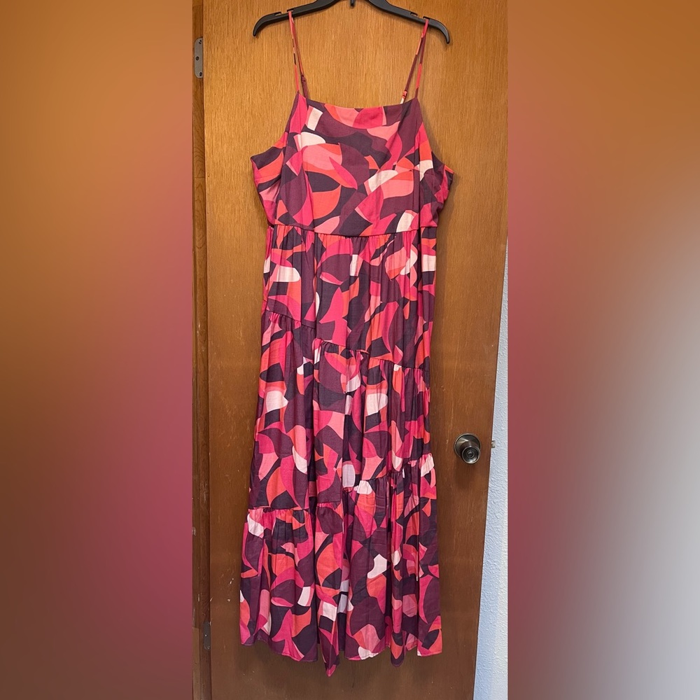 Nine West Women’s Maxi Tiered floral dress size xl NWOT